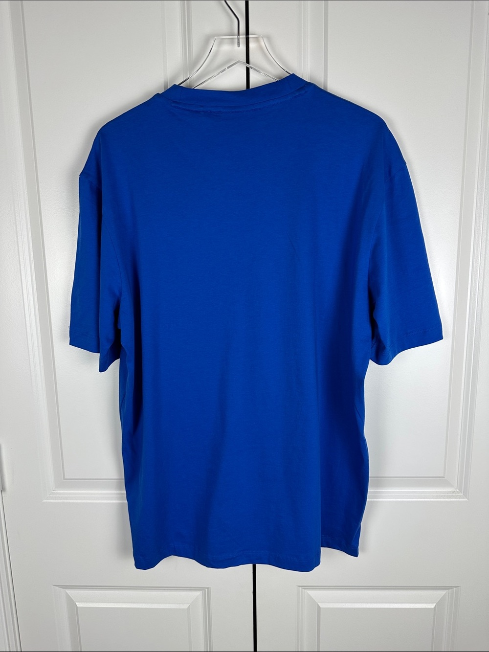 HUGO Men's Blue Smiley Graphic T-Shirt - Picture 4 of 7
